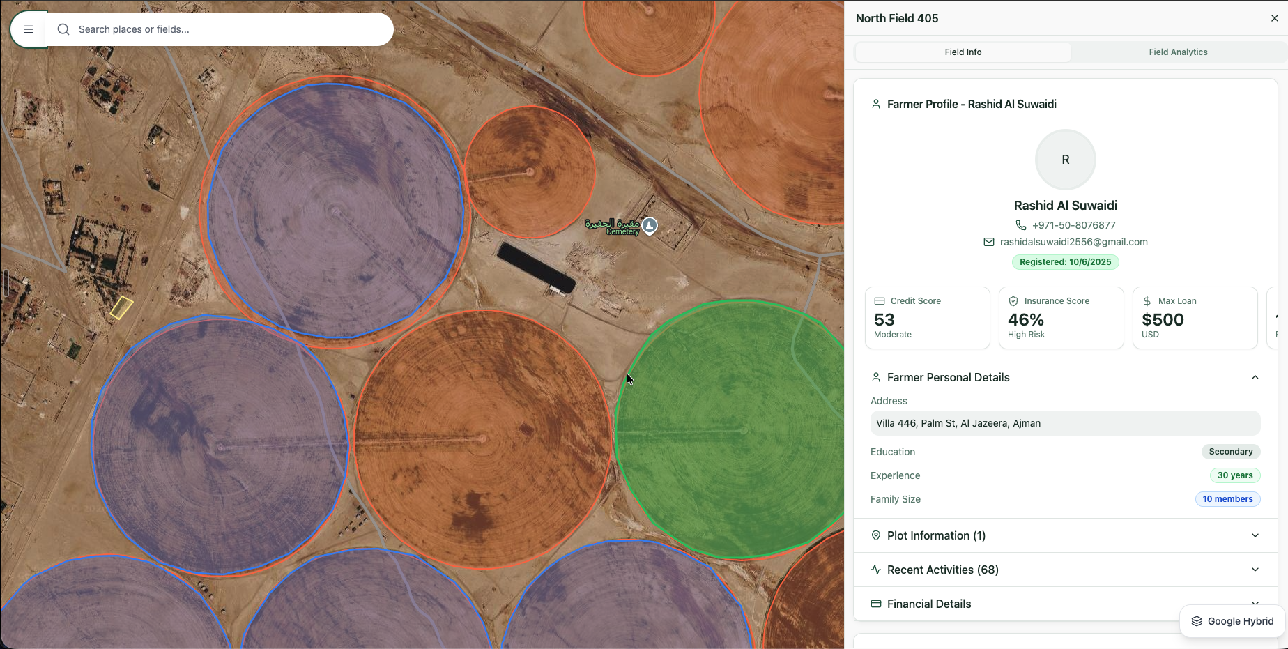 Alma Maps field information workspace